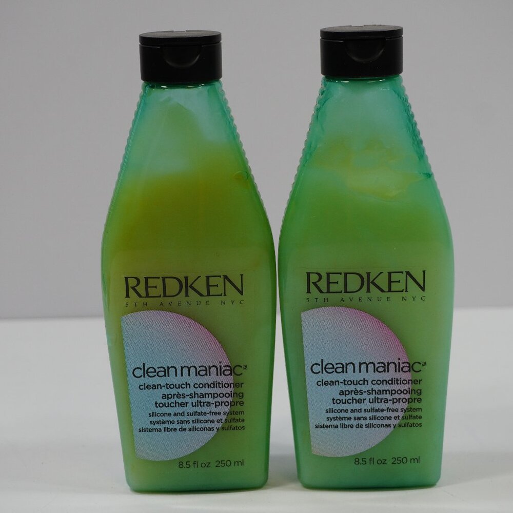 LOT OF 2 REDKEN CLEAN MANIAC CONDITIONER 8.5 OZ